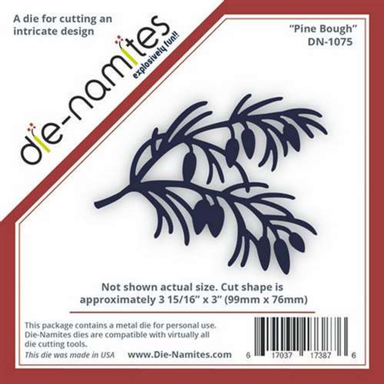 Die-Namites - Pine Bough - (DN-1075)


Approx 3 15/16" x 3" ( 99mm x 76mm)