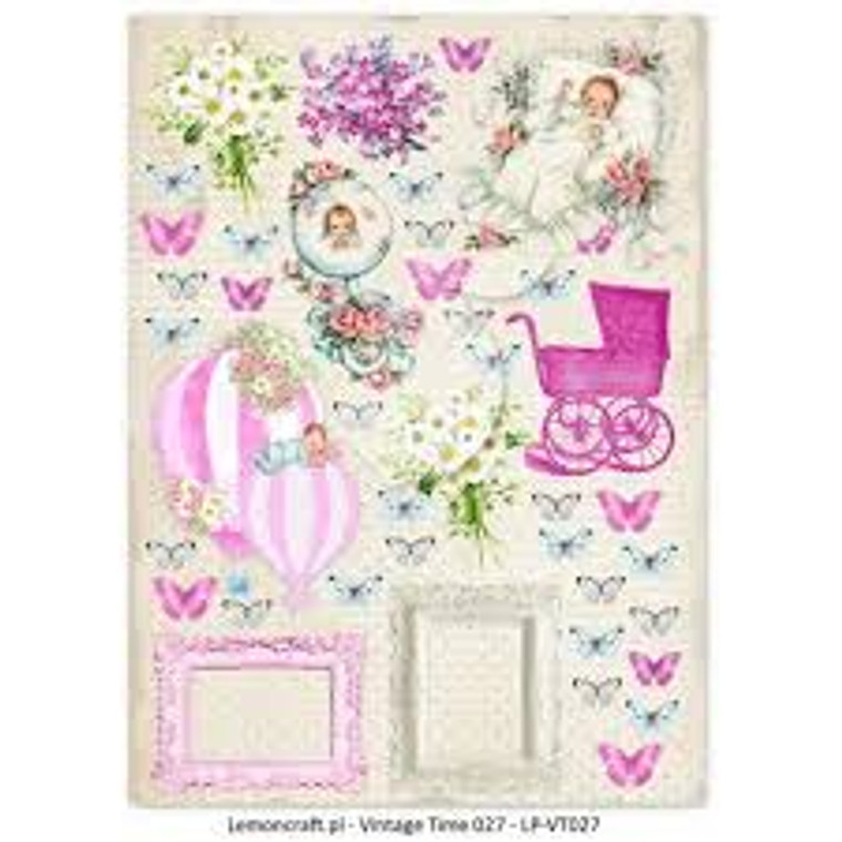 Lemoncraft - One-sided scrapbooking paper - Vintage Time 027 - (LP-VT027)

Collection design paper for projects like scrapbooking, making cards or home decor. For specific product information take a look at the product image