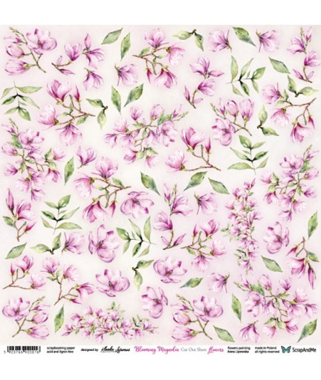 ScrapAndMe - Blooming Magnolia - 12x12 Elements

Elements for self-cutting - 

High-quality, acid-free, wood-free paper.

Product features:

• 30.5 x 30.5 cm (12 x 12 inches)

• printed on one side

• basis weight 250 g / m2

• made in Poland