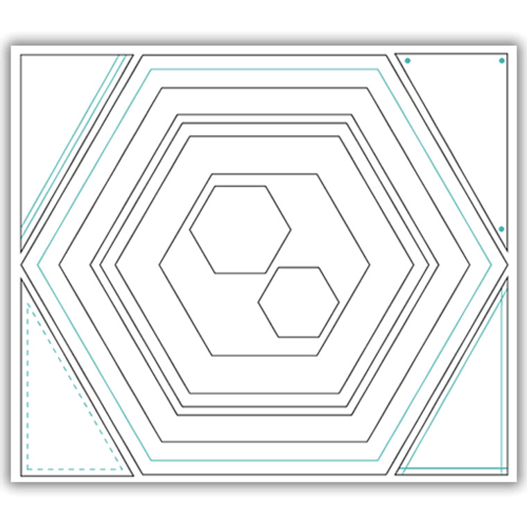 Julie Hickey Designs Die Set - Hexagon (JHD-CUT-1005)

Designed by Julie Hickey for the Summer 2019 Collection
Comprises: 11 dies    Size of largest die: 130mm x 150mm

Made from carbon silver steel

Set of layers, frames and banners in hexagon shape. Largest die has embossed line and perfect to create card blanks.  Single cut hexagon die, skinny hexagon frame die, 2 single cut hexagon dies, 2 small single cut hexagon dies - perfect for sentiments. 4 triangle shaped dies each with different embossed elements.

Dies can be used individually to create layers or 2 dies used together to create frames.  Mix and match dies to create different width frames.

Co-ordinates perfectly with Beautiful Blooms Stamp Set JH1002.