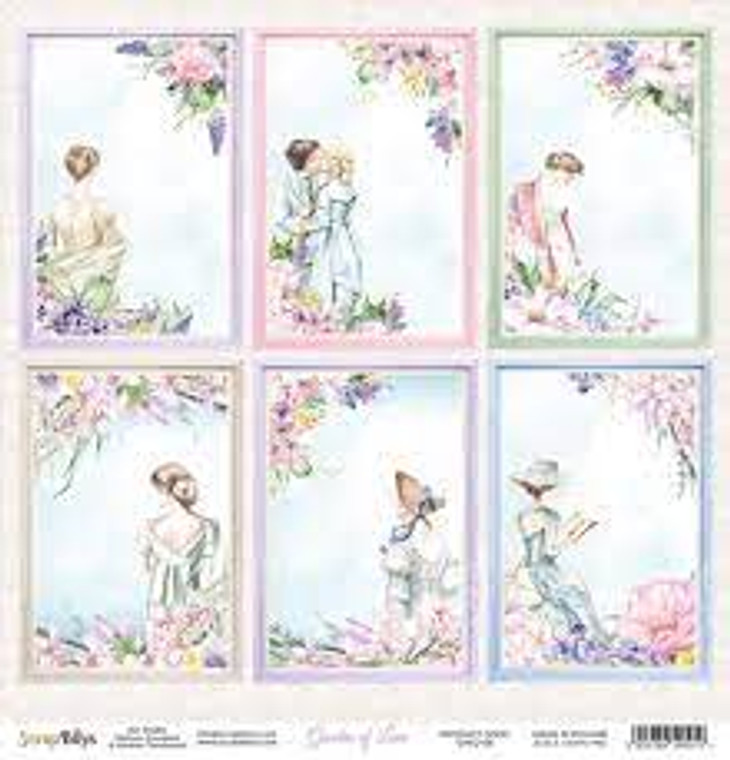 ScrapBoys - Garden Of Love  12 x 12 - Single Sheet - (GALO-06)

GARDEN OF LOVE - Amazing romantic collection that brings to mind the most beautiful books about love. Each page is a story and a beautiful picture at the same time. Well-chosen colors and graphics create a harmonious whole and her name is "Garden of Love".

Sizes : paper sheets ; 30,5 x 30,5 cm ( 12’’x12’’)  Acid & Lignin Free.

Weight: 190 gsm