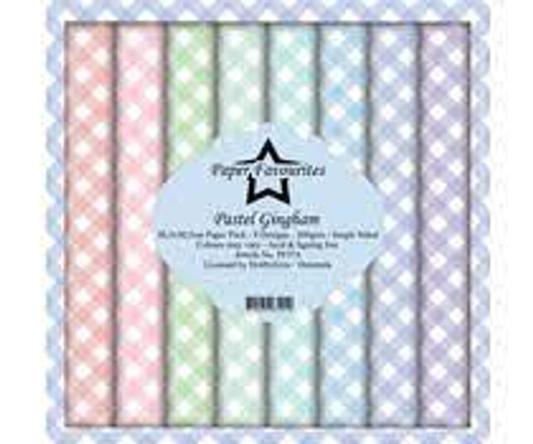 Paper Favourites - Pastel  Gingham - 12 x 12 Inch Paper Pack (PF374)

Design paper for projects like scrapbooking, making cards or home decor. For specific product information take a look at the product image. 8 single sided sheets - 8 designs. 200gsm. 30,5x30,5cm. Single Sided. Acid & lignin free.