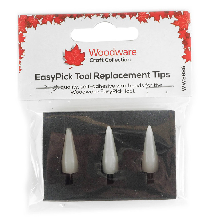 Woodware - EasyPick Replacement Tips Pk 3 - (WW2986)

 
. Replacement tips
• Use with WW2986
• Pack of 3