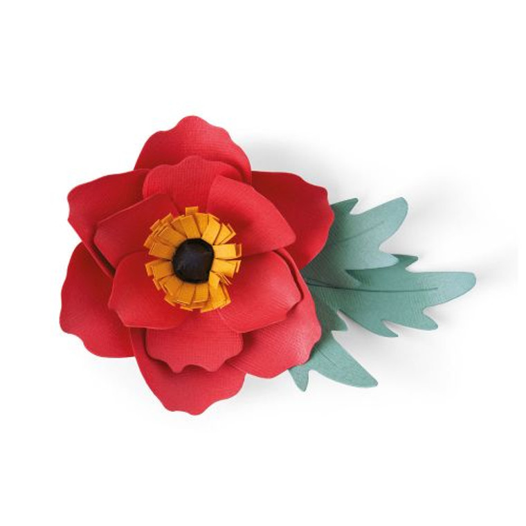 Sizzix Bigz Die - Anemone Flower - (664591)

Whether you’re making decorations out of felt or adding personal touches to bags and cards, these leaves are perfect. Consider making several in different colours and patterns to display together.

With steel-rule construction, a Bigz die cleanly cuts thick materials, including cardstock, chipboard, fabric, foam, magnet, leather, metallic foil, paper and sandpaper (in limited use). Its wider size offers you more design options.

This die is designed for use only with the BIGkick, Big Shot and Vagabond machines and requires the use of a pair of Cutting Pads.