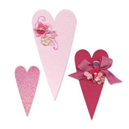 Sizzix Bigz Die - Hearts, Primitive- (656335)

With steel-rule construction, a Bigz die cleanly cuts thick materials, including cardstock, chipboard, fabric, foam, magnet, leather, metallic foil, paper and sandpaper (in limited use). Its wider size offers you more design options.

This die is designed for use only with the BIGkick, Big Shot and Vagabond machines and requires the use of a pair of Cutting Pads.