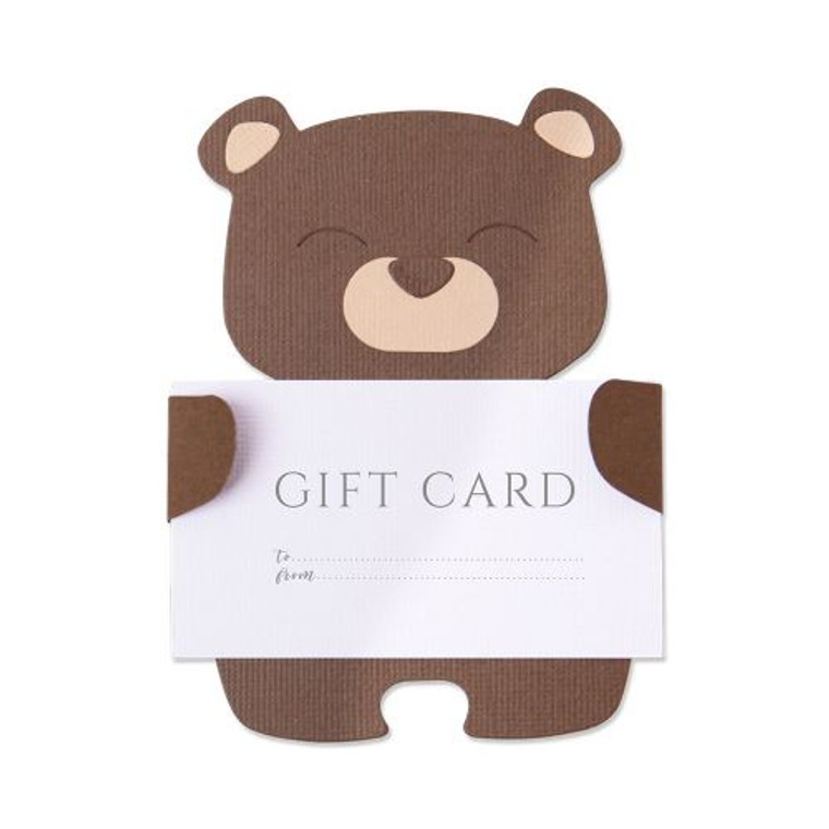 Sizzix Bigz Die - Teddy Treats (665103)

This is one of the cutest of dies, it features a teddy bear with additional facial elements to add extra detail. This adorable Teddy Treats is perfect for delivering gift cards in style or to send a special hug to friends and family.

With steel-rule construction, a Bigz die cleanly cuts thick materials, including cardstock, chipboard, fabric, foam, magnet, leather, metallic foil, paper and sandpaper (in limited use). Its wider size offers you more design options.

This die is designed for use only with the BIGkick, Big Shot and Vagabond machines and requires the use of a pair of Cutting Pads.