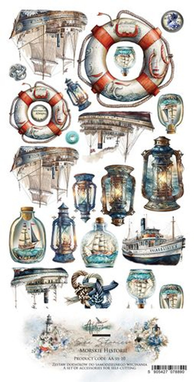 Alchemy Of Art - Sea Stories - Extras  - 6" x 12" (AA-SS-10)

Pack of double-sided pattern sheets in the "Sea Stories" series from Alchemy of Art.  There are 12 sheets, 6 designs plus bonus design on the cover.
15.5 x 30.5 cm mirror print.  Paper Weight: 250gsm.  Acid and lignin free.