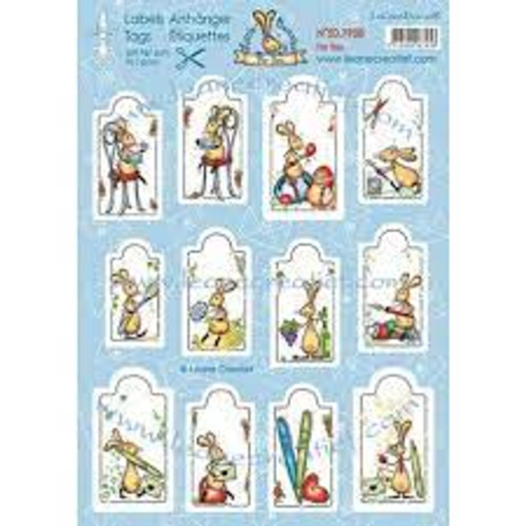 LeCreaDesign - Tags - Little Bunnies - For You - A4 Decoration Sheet (50.7958)

Decoration sheet by Leane Creatief.  Toppers - Cut out and add as embellishments to your cards and craft projects.