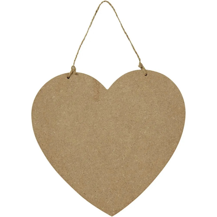 Hanging Heart - MDF - 18.5 x 19.5 cm - (56415)

 

MDF heart ready for you to decorate.

5mm thick