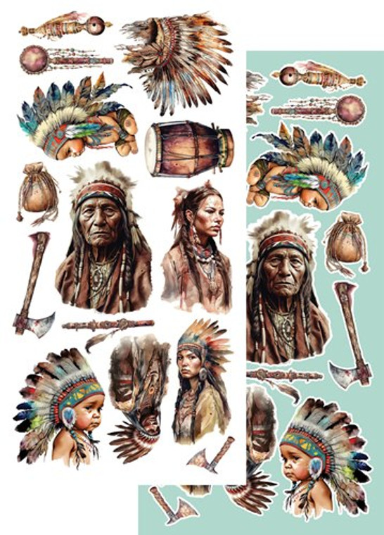 Alchemy Of Art - Dreamcatcher - Extras - Wild West  - 6" x 12" (AA-DC-11)

Pack of double-sided pattern sheets in the "Sea Stories" series from Alchemy of Art.  There are 12 sheets, 6 designs plus bonus design on the cover.
15.5 x 30.5 cm mirror print.  Paper Weight: 250gsm.  Acid and lignin free.
