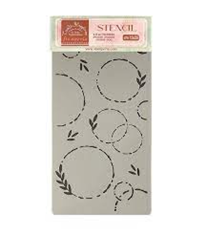 Stamperia - Stencil - Create Happiness - Garlands (KSTDL76)

Stamperia Garlands 12 x 25cm thick stencil, part of the Create Happiness collection by Vicky Papaioannou. The stencil can be used for decorating furniture, fabric, paper, canvas and scrapbooking. It is perfect for a mixed media project too. Made of a special material which makes them flexible but durable, it is thin enough to feature small details in the design.  It is transparent to properly position on a surface to be decorated. It can be washed and reused several times. After drying it well, place it back in the original packaging for storage.  You can even use your die cutting machine to emboss with it.  Stencil is approximately 10 x 4.75 inches.