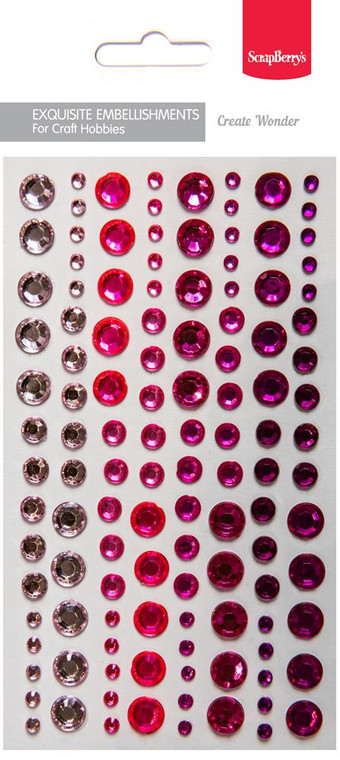 Scrapberry's Adhesive gems set 3 – 120 pcs - (SCB2500302)
 

Adhesive gems set 1 – 120 pcs (10x3mm, 10x5mm, 10x7mm)x 4 colors
