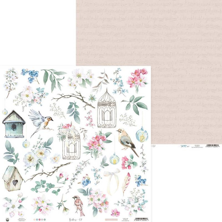 P13 - Birdhouse 07 - 12"x 12" Double Sided Scrapbooking Paper (P13-BIR-07)

Double sided high quality scrapbooking paper, size 12x12".  Paper Weight: 240gsm.  Acid and wood free.  Paper weight makes it perfect for layering projects.  It is a good choice where heavier paper weight is needed.  For best results score the paper before folding.  Made in Poland.