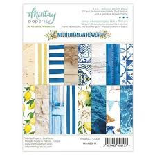 Mintay - Mediterranean Heaven - 6x8 Inch Add-On Paper Pack (MT-MED-11)

This paper pad contains 24 double-sided 6"x 8" (15x20cm) sheets of cardstock with 3 each of 8 different designs.  Paper Weight: 250gsm.  Acid & Lignin Free.  Made in Poland.