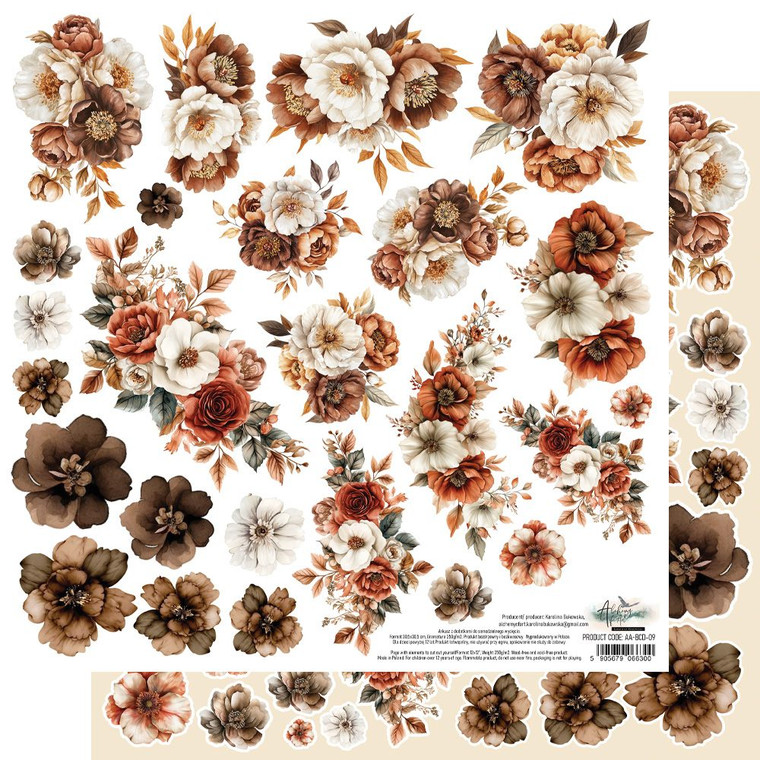 Alchemy of Art - Behind Closed Doors- 12" x 12" Flowers (AA-BCD-09)

A sheet of elements/accessories to cut.  The Behind Closed Doors Collection from Alchemy of Art.  High-quality double-sided scrapbooking paper with accessories to cut out yourself.  Paper weight: 250gsm.  Acid-free and wood-free product made in Poland.