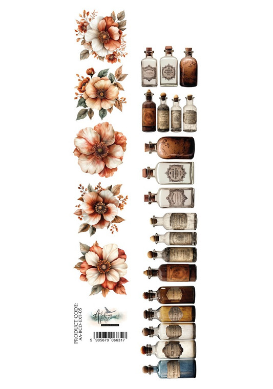 Alchemy of Art - Behind Closed Doors - 5 x 30cm Extras Sheet - Double Sided (AA-BCD-EXT-05)

Single sheet (5 x 30cm) of high-quality double-sided paper.  Behind Closed Doors cut out sheet.  Paper weight: 250gsm.  Acid-free and wood-free product made in Poland.

Picture shows both sides.