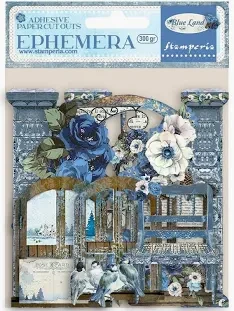 Stamperia - Ephemera - Blue Land - (33pcs) (DFLCT22)

Adhesive paper cut outs, from the Blue Land Collection.  Suitable for card making, journaling, scrapbooking decoupage and any other craft project.  Paper Weight : - 300gsm
