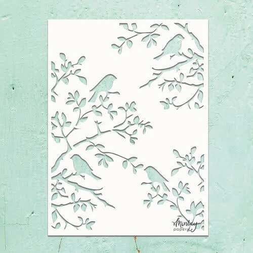 Mintay Kreativa - 6 x 8 Stencil - Birds (MTK-STEN-25)

6" x 8" stencils are perfect for home decor, mixed media, scrapbooking, card making, etc.  Use with your gel mediums, texture pastes, sprays, mists, ink, chalk, acrylic paints.  The simple shape makes it easy to organize and store the stencils in one place.  This package contains one stencil.