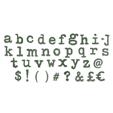 Sizzix Bigz XL Alphabet Die - Typo Lower (651176)