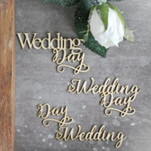 Bloomar - Wedding Day Words set 009 – Decorative laser cut chipboards (BWD009)

‘ Wedding day ‘set of decorative laser cut chipboard elements.

Chipboard makes great everything- cards, layouts, albums, guest books, frames etc.
It’s perfect for scrapbooking, cardmaking and all sorts of craft. It will add dimension to all projects.
You can decorate the chipboard element to perfectly match your project. You can paint it with your favourite colour of acrylic paint. Cover it in pigment ink and embossing powder, ink gold, distress ink, paste, pigment powder etc.
Make it sparkle by adding glitter, rhinestones or embellish with tiny pearls.

1,2 mm thick white chipboard