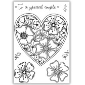 Julie Hickey Designs - Fresh Florals Heart Stamp Set (JH1028)

Designed by Julie Hickey for the Fresh Florals Collection
Comprises: 7 Stamps   Size: A6 (105 x 148mm)
RRP £8.99
 
Large floral heart stamp, 2 individual flowers in different styles, 4 sentiments "To a special couple", "Mr", "Mrs" and "&".
One A6 sheet of high quality heavyweight deep etched 3.2mm clear polymer stamps to give clear, crisp stamping.  Our stamps are designed and manufactured in the UK with love.