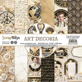 ScrapBoys - Art Decoria 8 x 8 Paper Pad (SB-ARDE-10)

A block of 12 scrapbooking papers from ScrapBoys Art Decoria collection.  Acid-free, wood-free, paper.  Paper dimensions 8x8 inches (20.3x20.3cm)  Paper Weight: - 250 gsm.  BONUS: two covers with cutting elements, including the back one with double-sided elements.