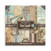 Stamperia - Sea Land - 8x8 Inch Paper Pad (SBBS101)

A beautiful set of double-sided scrapbooking papers from the Sea Land series.  10 double-sided sheets + 1 sheet with cutting elements.  Paper Weight: - 190gsm.  Paper Size: - 8in x 8in (20cm x 20cm) approx.  Acid & lignin free.  Made in Italy.