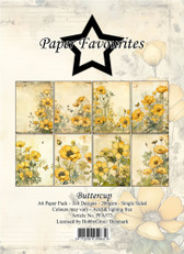 Paper Favourites - Buttercup - A6 Paper Pack (PFA573)

Paper Favorites is a brand from Denmark. This young brand specializes in design paper for creative applications.  Pack contains 24 Sheets 4.1 x 5.8 inches. (3x8 Designs).  Paper Weight: 200gsm.  Acid and lignin free.