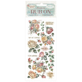 Stamperia - Venice City of Art Rub-On 4x8,5 Inch Roses (DFLRB166)

Stamperia Venice Collection.  Rub On's contain lots of images to embellish your projects.  These Rub On's are a great way to add an extra element to your paper craft projects, easy to use and have a very effective finish.  With Rub On you can transfer images onto any kind of smooth surface, as if they were printed on it.  Very suitable for journaling and for decoration.  Best on light colour surfaces.
1 sheet – 10.16 cm x 21.6 cm.