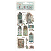 Stamperia - Venice City of Art Rub-On 4x8,5 Inch Doors and Windows (DFLRB169)

Stamperia Venice Collection.  Rub On's contain lots of images to embellish your projects.  These Rub On's are a great way to add an extra element to your paper craft projects, easy to use and have a very effective finish.  With Rub On you can transfer images onto any kind of smooth surface, as if they were printed on it.  Very suitable for journaling and for decoration.  Best on light colour surfaces.
1 sheet – 10.16 cm x 21.6 cm.