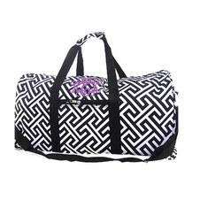 FOR HER Monogrammed Large Canvas Rounded Duffle - Greek Key - Black & White - FREE SHIP/Tween Gift/Grad Gift/ Travel Set/Gift for Her/Dance Bag/Cheer Gift/Bat Mitzvah Gift/Flower Girl Gift FOR HER Monogrammed Large Canvas Rounded Duffle - Greek Key - Black & White - FREE SHIP/Tween Gift/Grad Gift/ Travel Set/Gift for Her/Dance Bag/Cheer Gift/Bat Mitzvah Gift/Flower Girl Gift