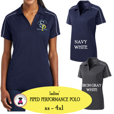 SP ELEM - ADMIN- Ladies' Piped Performance Polo SP ELEM - ADMIN- Ladies' Piped Performance Polo