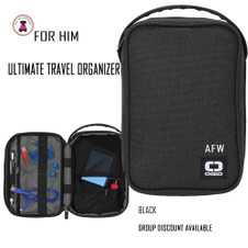 FOR HIM Monogrammed Ogio Ultimate Travel Organizer- BLACK -Free Ship-Men's Travel /Men's Organizer/Groomsmen Gift /Father's Day Gift/Grad Gift FOR HIM Monogrammed Ogio Ultimate Travel Organizer- BLACK -Free Ship-Men's Travel /Men's Organizer/Groomsmen Gift /Father's Day Gift/Grad Gift