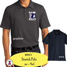 HENDRICKS ELEM - Men's Performance Stretch Polo HENDRICKS ELEM - Men's Performance Stretch Polo