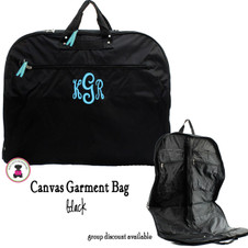 FOR HER Monogrammed Canvas Garment Bag - Black -FREE SHIP/Garment Bag / Monogrammed Garment Travel Bag/Teen Dress Bag/Dress Bag/Dancer Garment Bag /Flower Girl/Bat Mitzvah /Bridesmaid/Grad Gift FOR HER Monogrammed Canvas Garment Bag - Black -FREE SHIP/Garment Bag / Monogrammed Garment Travel Bag/Teen Dress Bag/Dress Bag/Dancer Garment Bag /Flower Girl/Bat Mitzvah /Bridesmaid/Grad Gift