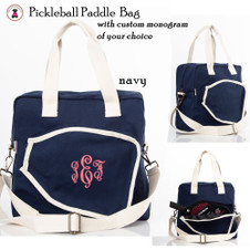 Pickleball Bag-FOR HER Monogram-Navy Canvas-Free Ship.Grad Gift.Pickleball Player Gift.Pickleball Team Bag.Sport Gift.Pickleball Paddle Bag. Pickleball Bag-FOR HER Monogram-Navy Canvas-Free Ship.Grad Gift.Pickleball Player Gift.Pickleball Team Bag.Sport Gift.Pickleball Paddle Bag.