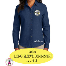 AUSTELL Elementary - Ladies' Long Sleeve Denim Shirt AUSTELL Elementary - Ladies' Long Sleeve Denim Shirt