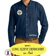 AUSTELL Elementary - Men's Long Sleeve Denim Shirt AUSTELL Elementary - Men's Long Sleeve Denim Shirt