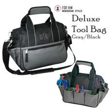 FOR HIM-Monogrammed Tool Duffel Bag-Gray/Black-Free Ship/DIY Guy/New Homeowner/Groomsmen Gift/Grad Gift/Dad Gift/Woodworker/Car Tool Bag FOR HIM-Monogrammed Tool Duffel Bag-Gray/Black-Free Ship/DIY Guy/New Homeowner/Groomsmen Gift/Grad Gift/Dad Gift/Woodworker/Car Tool Bag