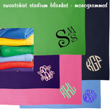 Monogrammed Fleece "Sweatshirt" Stadium Blanket - FREE SHIP/Holiday Gift/Grad Gift/Tween Gift/Cozy Blanket/Holiday Gift Monogrammed Fleece "Sweatshirt" Stadium Blanket - FREE SHIP/Holiday Gift/Grad Gift/Tween Gift/Cozy Blanket/Holiday Gift