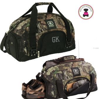 FOR HIM Monogrammed OGIO® Camo Big Dome Duffle-Mossy Oak Break-Up Country - FREE SHIP-Groomsmen Gift/Father's Day Gift/Grad Gift/Gift for Him 
