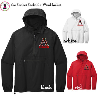 ALLATOONA SOCCER - Packable Pullover Wind Jacket