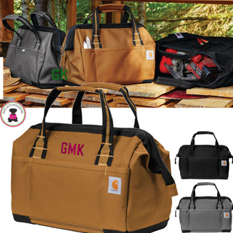 FOR HIM Monogrammed Carhartt® Foundry Series 14” Tool Bag - FREE SHIP-Groomsmen Gift/Father's Day Gift/Grad Gift/Gift for Him/Group Discount/Carpenter Gift/DIY Guy