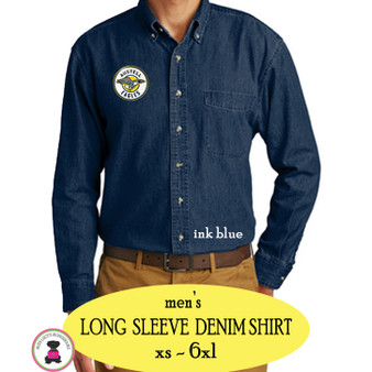 AUSTELL Elementary  - Men's Long Sleeve Denim Shirt