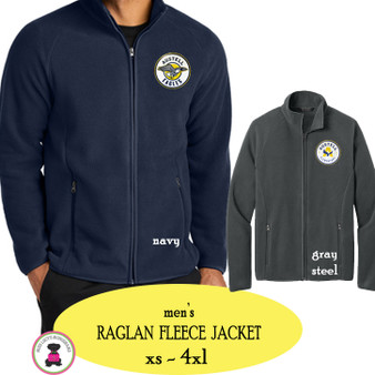 AUSTELL Elementary  - Men's Raglan Fleece Jacket