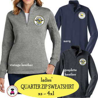 AUSTELL Elementary  - Ladies' Quarter Zip Sweatshirt Pullover 