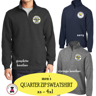  AUSTELL Elementary  - Men's Quarter Zip Sweatshirt Pullover 