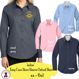 HENDRICKS ELEMENTARY   - Ladies' Long Sleeve Oxford Shirt