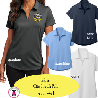 HENDRICKS ELEMENTARY   - Ladies' City Stretch Polo