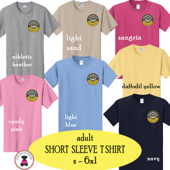 HENDRICKS ELEMENTARY  - Adult Sized Short Sleeve T Shirt